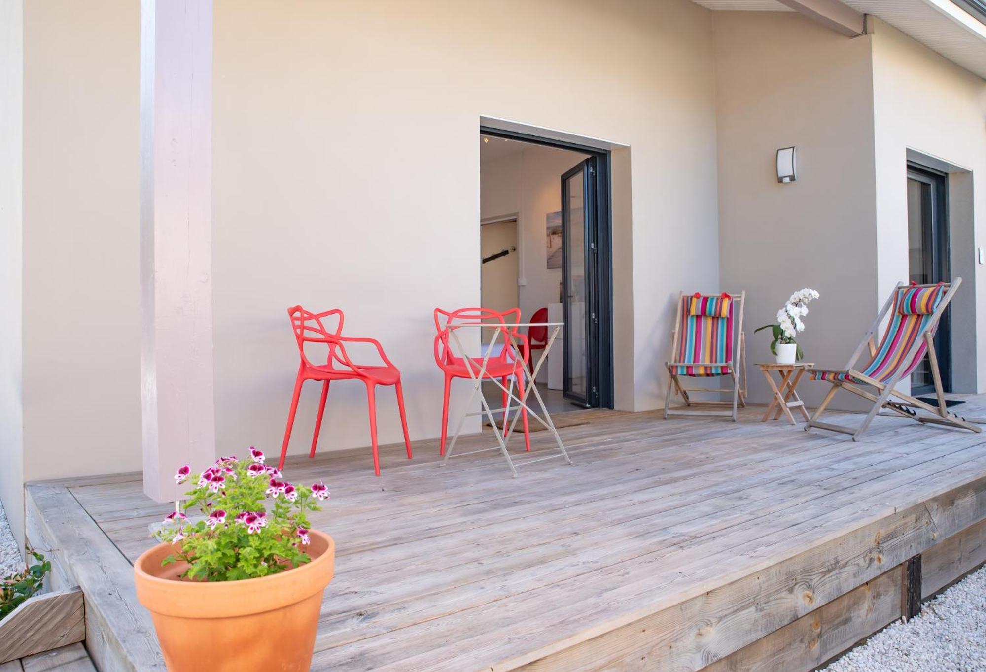 La Maison Du Cotton- Gite Bio-Climatique Андернос-ле-Бен Екстериор снимка